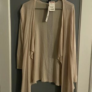 NWT Beige Light weight Sweater